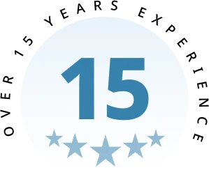 OVER 15 years experience